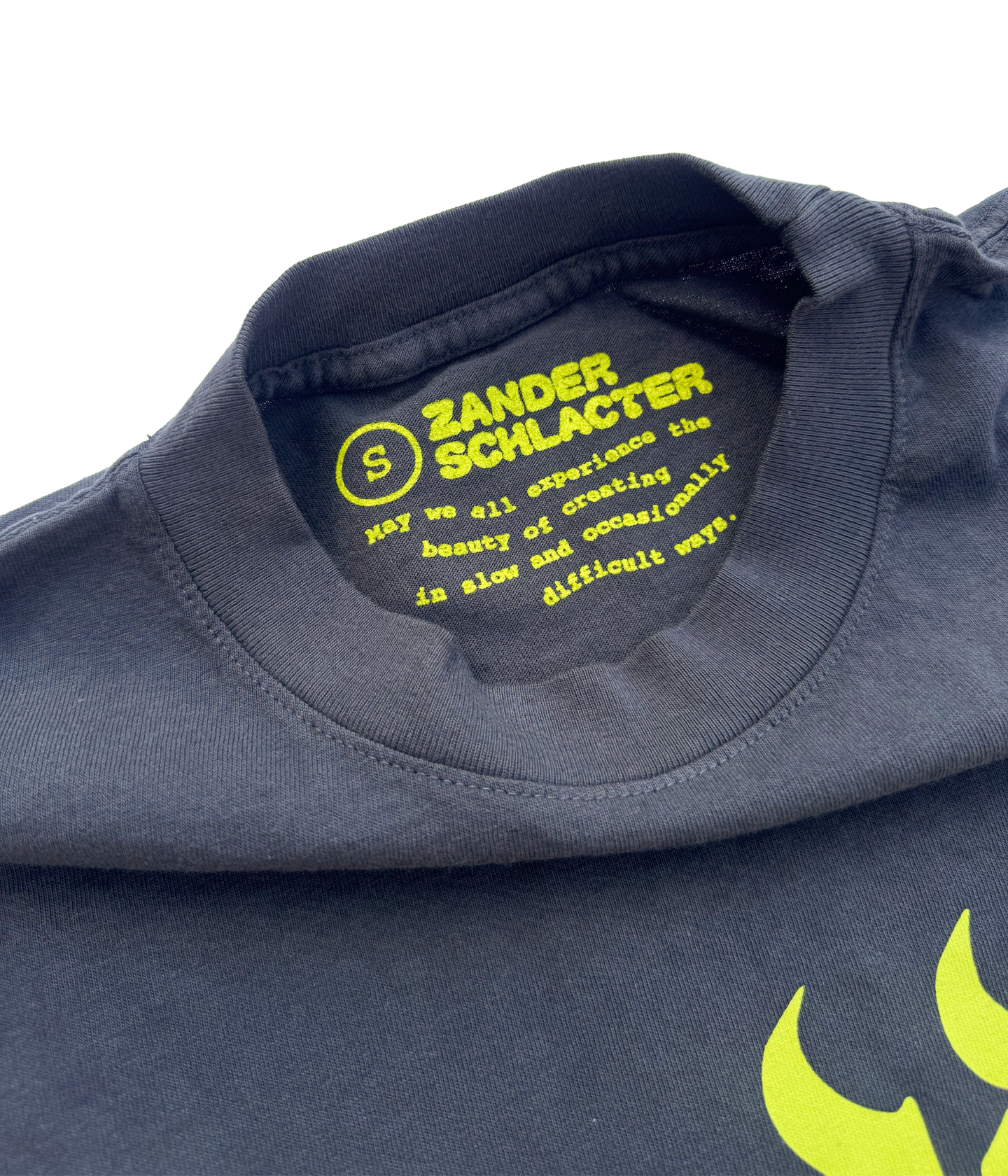 Luddite Tee - Crop Fit - Gray