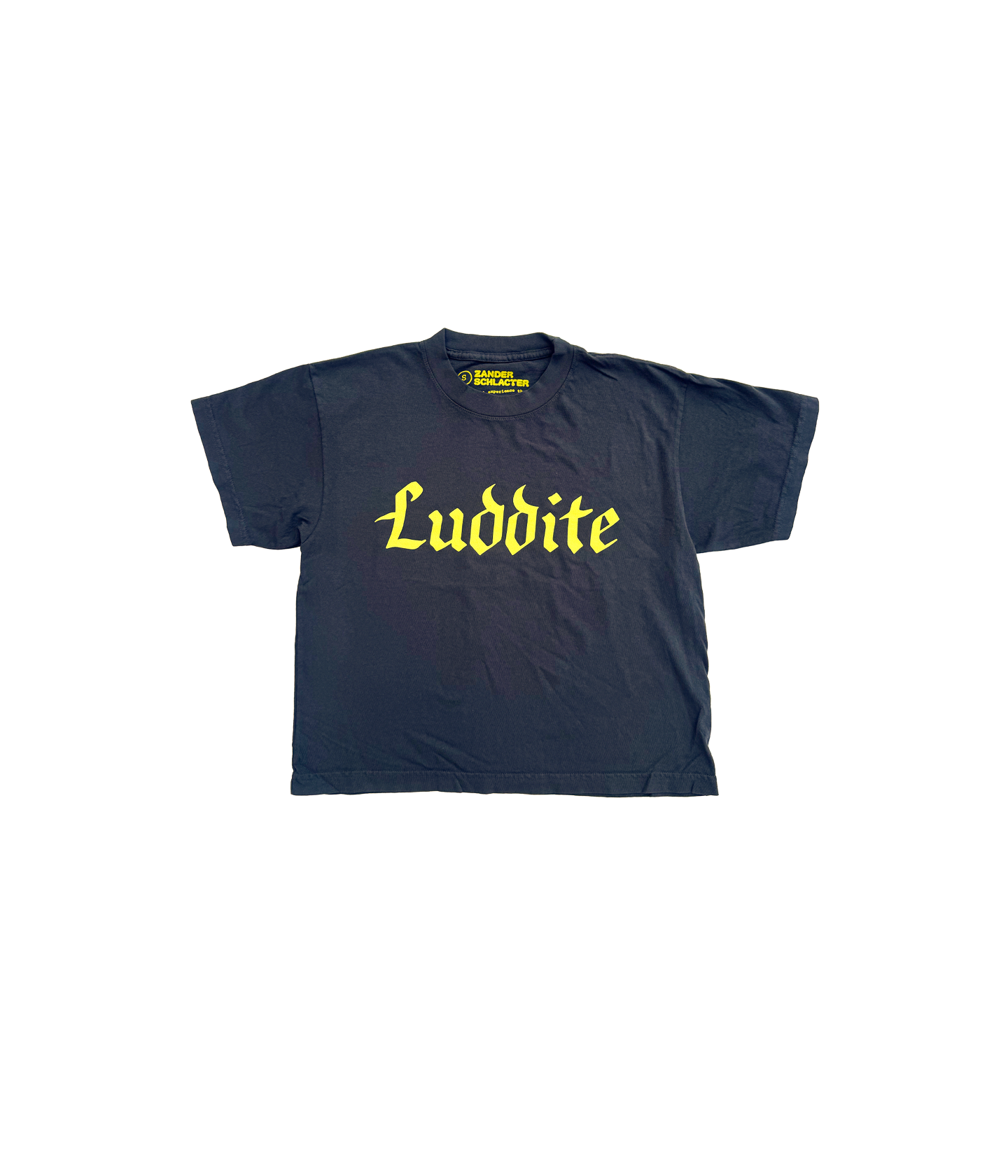 Luddite Tee - Crop Fit - Gray