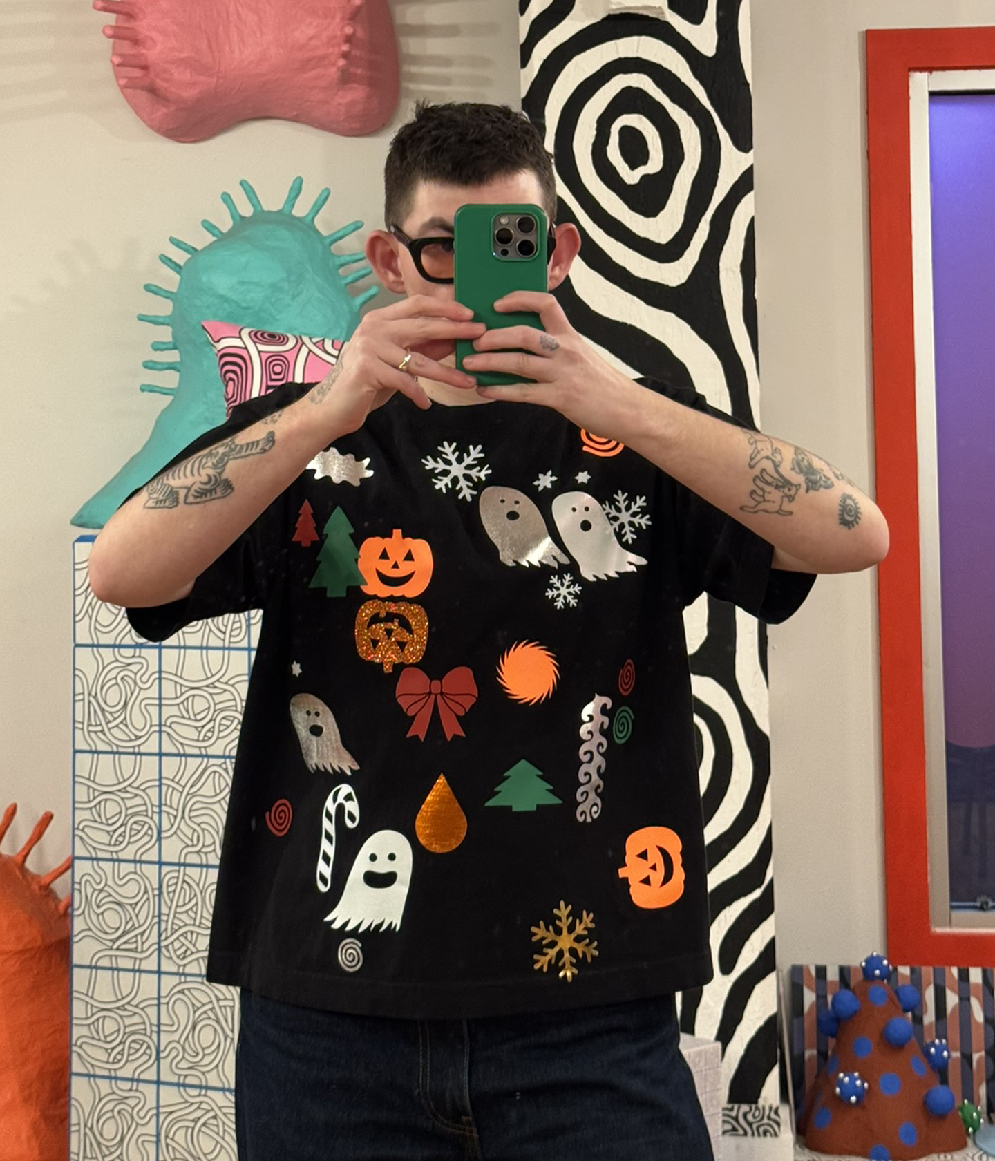 One-of-a-kind Holiday Tee - Medium