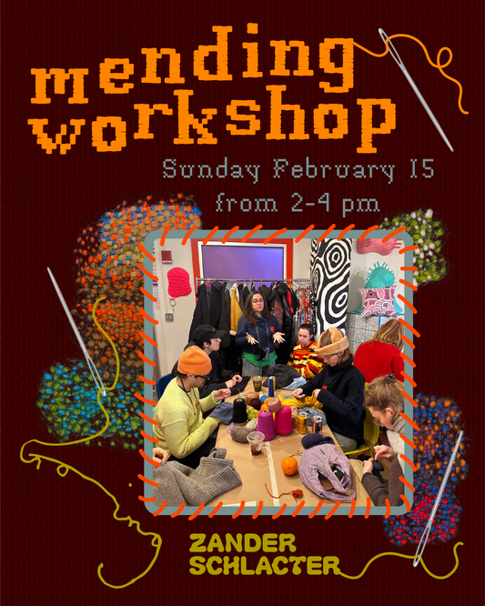 2/15 Mending Workshop Ticket