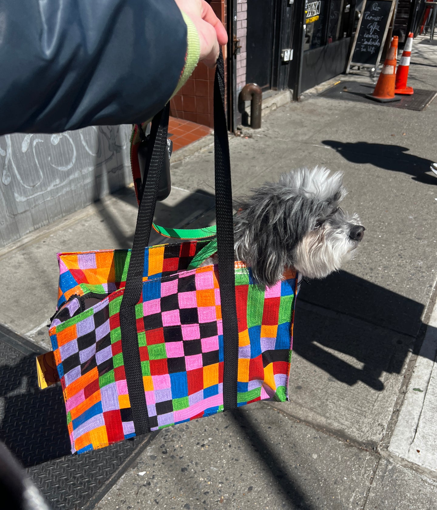 Color Cube Shoulder Tote