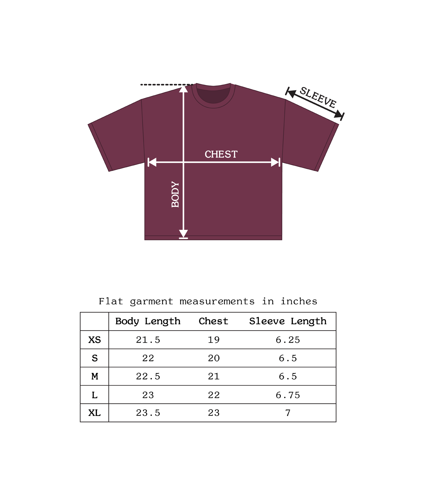 Luddite Tee - Crop Fit - Plum